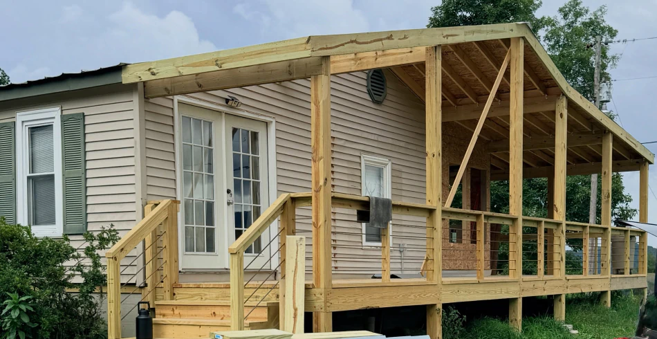 Wood Deck Installation Wood Deck Installation